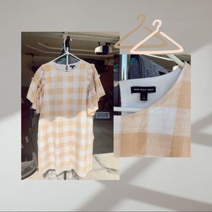 Target Who What Wear plaid ruffle dress